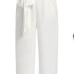 Ramy Brook  Kayla Halter Embellished Jumpsuit Ivory w/Black Beading Sz 0 NWT $625 Photo 0