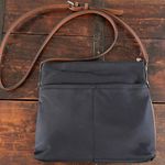 Calvin Klein Black Nylon Crossbody Bag W/Pockets 10"x9"x1.5" Photo 1