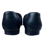 Loewe  Black Leather Mules Flats Slip On Size 38 Pointed Toe Designer Old Money Photo 7