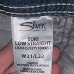 Silver Jeans Co Silver Jeans Suki Low Straight Blue 31X32 Photo 7