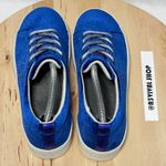Revitalign Orthotic x Shawn Killinger Malibu Blue Velvet Sneaker NWOB Photo 7