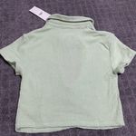 Urban Outfitters Out From Under Ari Ruched Collared Top NWT Size S - Light Green Photo 7