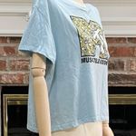 MTV Brand Light blue & yellow floral MTV crop top / XXL / Excellent condition Photo 1