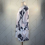 Bar III Bar‎ III Ruffle-Sleeve Shift Dress in Pink Combo Photo 6