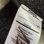 Smartwool  Nakoni Black and Gray Striped wrap coat size medium Photo 6