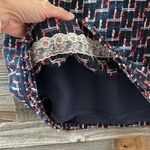 Kate Spade  Multi Color Tweed Skirt Raw Hem A-Line Size 10 Photo 3