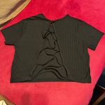 Justify Ribbed Open-Back Crop Top Photo 2