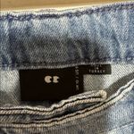 Lazy Oaf  Two-Tone Checkered Denim Skirt W 14” L 19.5” Photo 1