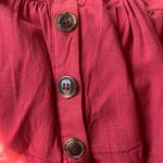 Everkaki, Buttoned Down Dress, Woman, Size L, Color‎ Red, Casual Red Size L Photo 10