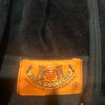 Juicy Couture Y2K Vintage Retro Black Velour Zip Up Hoodie Jacket Women’s Small Photo 2