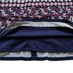 Eliza J Dress Navy Pink White Floral Bell Sleeve Lined Shift Dress Size 6 Photo 8