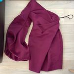 ASOS Design one shoulder puff mini dress Photo 4