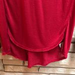 Free People  Gatsby Top Embroidered Mesh Maroon Red Medium Photo 4