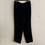 Eileen Fisher  Green Velvet Pull On Crop Pants Women’s Size Medium Photo 5