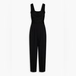 Herve Leger  Fringed Bandage Crepe Jumpsuit in Black Size 2 Photo 0