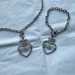 Juicy Couture Vintage Y2K  Crown Rhinestone necklace and bracelet set Photo 3
