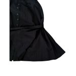 Everlane  Women's Black 100% Cotton A-line Midi Skirt Size Small Photo 2