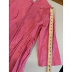 Vintage Lisanne Loungewear Dress Women Medium Pink Floral Robe Zip Housecoat Photo 5