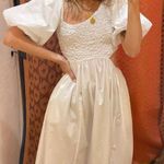 Free People  Kalina White Midi Dress S Photo 0