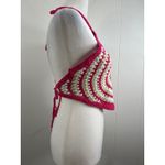 BP  from Nordstrom Crochet Hankerchief Halter Top in Pink Festival Swirl XL. NWOT Photo 3