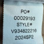 Vince Linen-Blend High-Rise Pull-On Wide Leg Pant in Moss Smoke Size L Photo 12