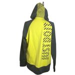 Nike Just Do It spell out therma-fit zip athletic hoodie yellow and gray size XL Photo 1