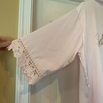 Satin Bridesmaid Soft Pink Bridal Party Robe Photo 6