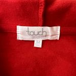 New England Patriots Logo Full Zip Hooded Sweatshirt Red Size M Photo 4