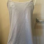 Ann Taylor , LOFT Silver Metallic Spaghetti Strap Bodycon Tank Top Photo 0