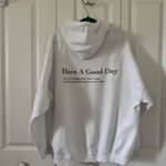 Oversized white hoodie Size XXL Photo 2