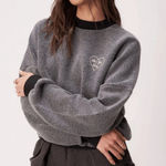 Project Social T Lets Get Cozy Fleece Sweatshirt-Large-Cropped-Crewneck Photo 0