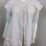 Cato BELERO MEDIUM WOMENS OFF WHITE CAPPED SLEEVE Photo 0