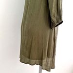 Anthropologie Entro Dress SMALL Bohemian Boho Green criss Cross Neck Photo 6