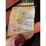 We Wore What Shirt Women 18 Black Wool Blend Strapless A Line Top NWT Gothic Photo 11