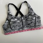 Zyia  Active Light n Tight Adjustable Sports Bra Cobra Metallic Snake Size L Photo 6