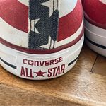 Converse All Star Red White Blue Patriotic All Star Print Shoes Sz 11.5 W 9.5 M Photo 2