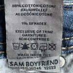 Silver Jeans Sam Boyfriend Fit Distressed Blue Denim Jeans 29 Photo 8
