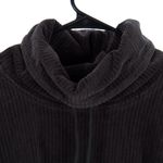 UGG  Gray Corduroy Ribbed Funnel Neck Cropped Sweater Women's Medium Photo 3