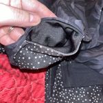 Scorpio Sol Womens Crop Leggings Black Grey Mixed Prints Size Small Photo 4