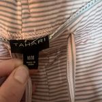 Tahari NWT  Women's Pink & Gray Stripe Lounge Pajama Pants Size Medium Photo 8