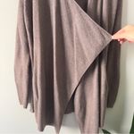 Barefoot Dreams Cozy Brown Open-Front Cardigan Long Sleeve Pockets Soft Winter S Photo 6