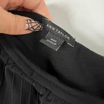 Ann Taylor Black One Shoulder Ruffled Top Photo 3