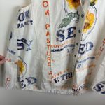 We The Free Free People  Moon Flower Top Small Seed‎ Print Button Down Oversized Photo 2