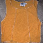 Princess Polly Women's Christa Tank Top Orange With White Seams Photo 0