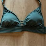 Kona Sol  Bikini Top Target Olive Strappy Size Medium Swim Summer Photo 2