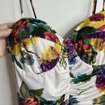 Xxi  VTG Pleated Tiered Y2K Barbiecore Mini Slip Dress Babydoll Floral USA Sz M Photo 6