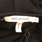 Avec Les Filles Black Tie Back Midi Dress Photo 4