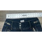 No Boundaries Vintage  Juniors Jeans 7 Blue Stretch Flare Buckle Retro Y2K Grunge Photo 6