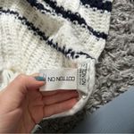 Cotton On  Black and White striped knit scarf Photo 1