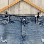 Old Navy  High Rise OG Straight Cut-off Denim Shorts Women Plus 22 Distressed NeW Photo 1